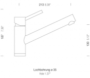 Schock Altos S Festauslauf, Edelstahl massiv, Hochdruck, 530000 EDM