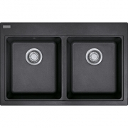 Franke Maris MRG 620, Fragranit+, Druckknopfventil, Farbe Onyx, 114.0477.510