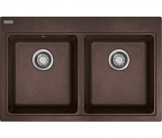 Franke Maris MRG 620, Fragranit+, Druckknopfventil, Farbe Chocolate, 114.0477.539