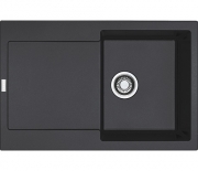 Franke Maris MRG 611 Fragranit+, Druckknopfventil, Farbe Onyx, 114.0477.485