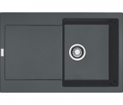 Franke Maris MRG 611 Fragranit+, Druckknopfventil, Farbe Graphit, 114.0477.486