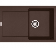Franke Maris MRG 611 Fragranit+, Druckknopfventil, Farbe Chocolate, 114.0477.497