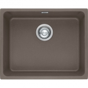 Franke Kubus KBG 210-53, Fragranit+, flchenbndig, Druckknopfventil, Farbe Umbra, 135.0477.095