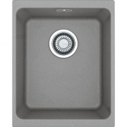 Franke Kubus KBG 210-37 Fragranit+, flchenbndig, Druckknopfventil, Farbe Steingrau, 135.0477.100