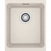 Franke Kubus KBG 210-37 Fragranit+, flchenbndig, Druckknopfventil, Farbe Magnolia, 135.0477.102