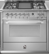 Steel Ascot 90, Rangecooker, 90 cm, Combisteam, Farbe Edelstahl, A9S-4BSS, mit 5 Jahren Garantie!