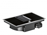 Gaggenau CV 282 110, Flex Induktions-Kochfeld mit intergriertem Lftungssystem, Edelstahlrahmen, 80 cm. Mit 5 Jahren Garantie!