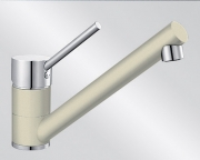 Blanco Antas Silgranit-Look Niederdruck, 2-farbig, Farbe muskat/chrom, 521702