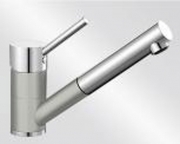 Blanco Antas-S Silgranit-Look, 2-farbig, Niederdruck, Farbe muskat/chrom, 521704