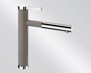 Blanco Linee-S Silgranit-Look, Farbe muskat/chrom, 521705