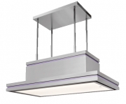 Steel Genesi Isola 130 Inselhaube, Ametista, 130 cm, GKS130AA, mit 5 Jahren Garantie!