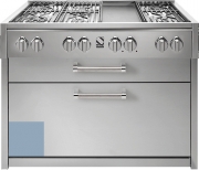 Steel Genesi 120, Kchenmodul, 120 cm, Farbe Celeste, G12C-6TCE, mit 5 Jahren Garantie!