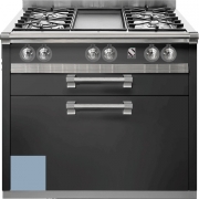 Steel Ascot 90, Kchenmodul, 90 cm, Farbe Celeste,A9C-4TCE, mit 5 Jahren Garantie!