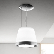 Elica Summilux IX/F/50 Inselhaube, Glas Wei und Chrom, PRF0116538A