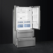 SMEG FQ55FX2PE Khl-Gefrier-Kombination, Edelstahl, EEK: A++, mit 5 Jahren Garantie!