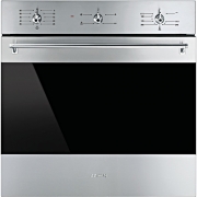 SMEG SF6341GVXD Einbau-Gasbackofen, Edelstahl, EEK: A, mit 5 Jahren Garantie!