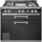 Steel Ascot 90, Kchenmodul, 90 cm, Farbe Anthrazit, A9C-6IAN, mit 5 Jahren Garantie!