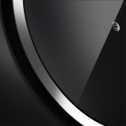 Elica Loop BL/F/75 Wandhaube Cristalplant schwarz und Glas, PRF0120964. Mit 5 Jahren Garantie!