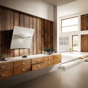 Elica Concetto Spaziale WH/F/75 Wandhaube Cristalplant weiss, PRF0117448. Mit 5 Jahren Garantie!