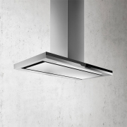 Elica Meteorite Island IX/A/120x60 Inselhaube Edelstahl und schwarzes Glas, PRF0120971A. Mit 5 Jahren Garantie!