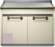 Steel Ascot 120, Arbeitstisch, 120 cm, Farbe Sabbia, A12S-PSA, mit 5 Jahren Garantie!