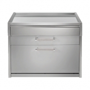 Steel Genesi 120, Arbeitstisch, 120 cm, Farbe Edelstahl, G12C-PSS, mit 5 Jahren Garantie!