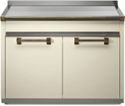 Steel Ascot 120, Arbeitstisch, 120 cm, Farbe Crema, A12S-PCR, mit 5 Jahren Garantie!