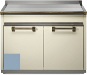 Steel Ascot 120, Arbeitstisch, 120 cm, Farbe Celeste, A12S-PCE, mit 5 Jahren Garantie!