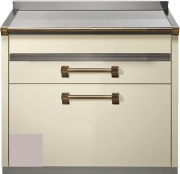 Steel Ascot 90, Arbeitstisch, 90 cm, Farbe Sabbia, A9C-PSA, mit 5 Jahren Garantie!