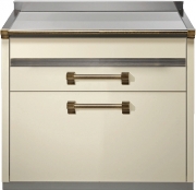 Steel Ascot 90, Arbeitstisch, 90 cm, Farbe Crema, A9C-PCR, mit 5 Jahren Garantie!