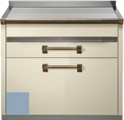 Steel Ascot 90, Arbeitstisch, 90 cm, Farbe Celeste, A9C-PCE, mit 5 Jahren Garantie!