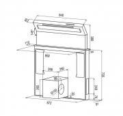 best Swan HF, Downdraft Tischhaube, 90 cm, 07G23000A, BHD94771BA, Mit 5 Jahren Garantie!