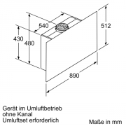 Neff DFRM 951 S/ D95FRM1S0, Wandesse 90 cm, EEK: A, mit 5 Jahren Garantie!