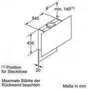 Neff DFRM 951 S/ D95FRM1S0, Wandesse 90 cm, EEK: A, mit 5 Jahren Garantie!