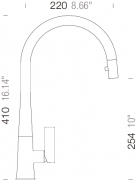 Schock Gota Zugauslauf, Schwarz, Hochdruck