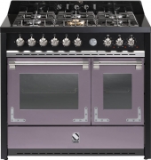 Steel Oxford 100, Rangecooker, 100 cm, Multifunktionsbackofen, Farbe Ametista, X10FF-6AA, mit 5 Jahren Garantie!