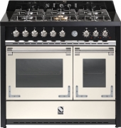 Steel Oxford 100, Rangecooker, 100 cm, Multifunktionsbackofen, Farbe Nuvola, X10FF-6NA, mit 5 Jahren Garantie!