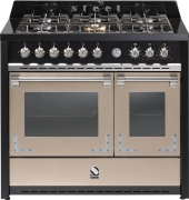 Steel Oxford 100, Rangecooker, 100 cm, Multifunktionsbackofen, Farbe Sabbia, X10FF-6SA, mit 5 Jahren Garantie!