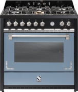 Steel Oxford 90, Rangecooker, 90 cm, Multifunktionsbackofen, Farbe Celeste, X9F-6CE, mit 5 Jahren Garantie!