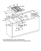 Gaggenau VG 425 211, Vario Gas-Kochfeld Serie 400, 38 cm, fr Erdgas. Mit 5 Jahren Garantie!
