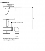 Gaggenau VG 425 211, Vario Gas-Kochfeld Serie 400, 38 cm, fr Erdgas. Mit 5 Jahren Garantie!