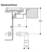 Gaggenau CG 492 111, Gas-Kochfeld, 100 cm, mit Wokbrenner, fr Flssiggas. Mit 5 Jahren Garantie!