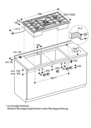 Gaggenau VG 491 211, Vario Gas-Kochfeld Serie 400, 90 cm, fr Erdgas. Mit 5 Jahren Garantie!