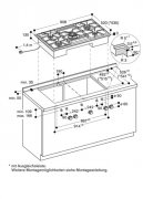 Gaggenau VG 491 211, Vario Gas-Kochfeld Serie 400, 90 cm, fr Erdgas. Mit 5 Jahren Garantie!