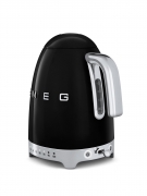 SMEG KLF04BLEU Wasserkocher, variable Temperatur, Farbe Schwarz