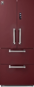Steel Genesi 70 French Door Khlgert, Farbe Bordeauxrot, GFR-7FBR, mit 5 Jahren Garantie!