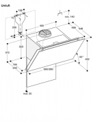Gaggenau AW 250 172, Wandesse Serie 200, Vollglasfront anthrazit, 70 cm. Mit 5 Jahren Garantie!
