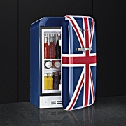 SMEG FAB5RGO Standkhlschrank Minibar, Gold-Design/Swarovski-Elements, Rechtsanschlag, EEK: D, mit 5 Jahren Garantie!