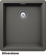 Schock Greenwich N-100 S A Einbau/Auflage, Cristadur, Farbe Silverstone