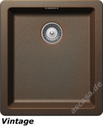 Schock Greenwich N-100 S A Einbau/Auflage, Cristadur, Farbe Silverstone